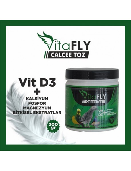 VitaFLY Calcee Toz 200 gr (KAFES)